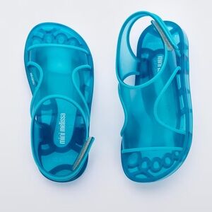 NEW Mini Melissa Acqua Blue  Kids'  water Sandals Shoes size 3 US